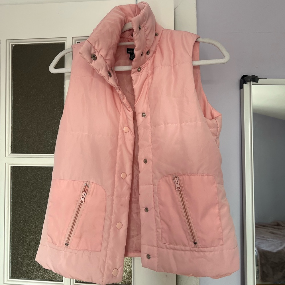 SOLD Pink puffer vest